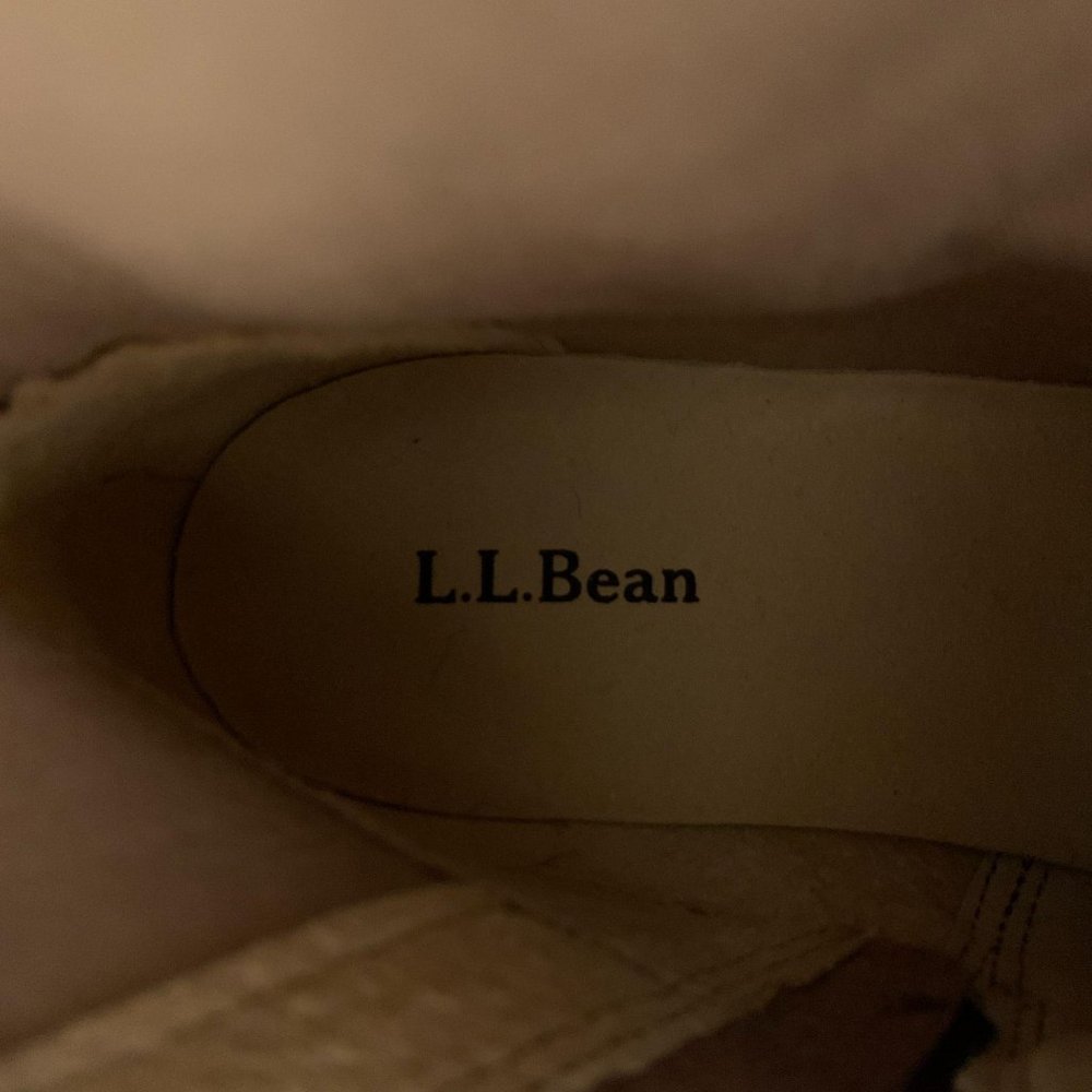 LL Bean Brown Leather Riding Boots 8.5 Full Zip - Picture 9 of 9